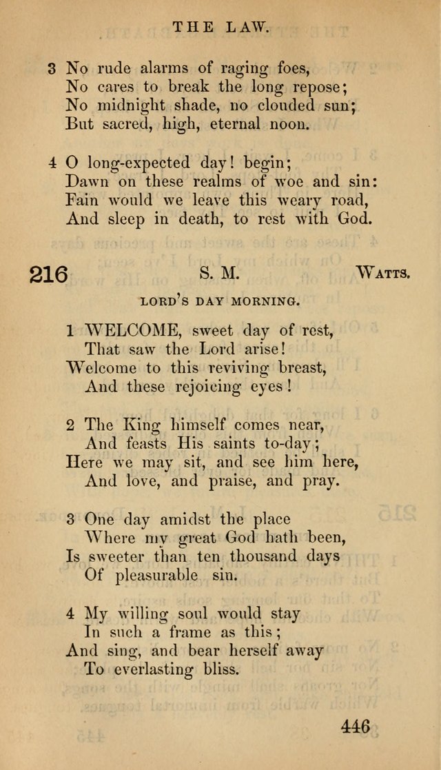 The Psalms and Hymns, with the Doctrinal Standards and Liturgy of the Reformed Protestant Dutch Church in North America page 454