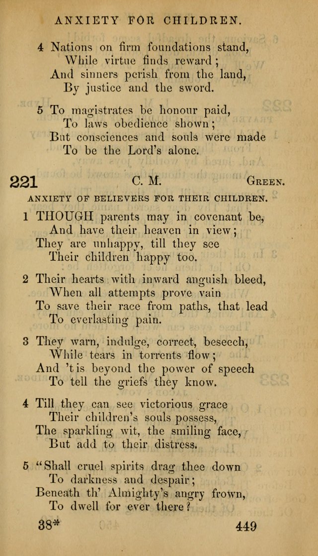 The Psalms and Hymns, with the Doctrinal Standards and Liturgy of the Reformed Protestant Dutch Church in North America page 457