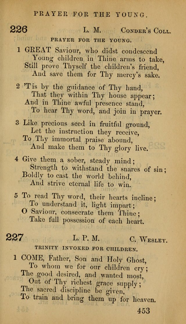 The Psalms and Hymns, with the Doctrinal Standards and Liturgy of the Reformed Protestant Dutch Church in North America page 461