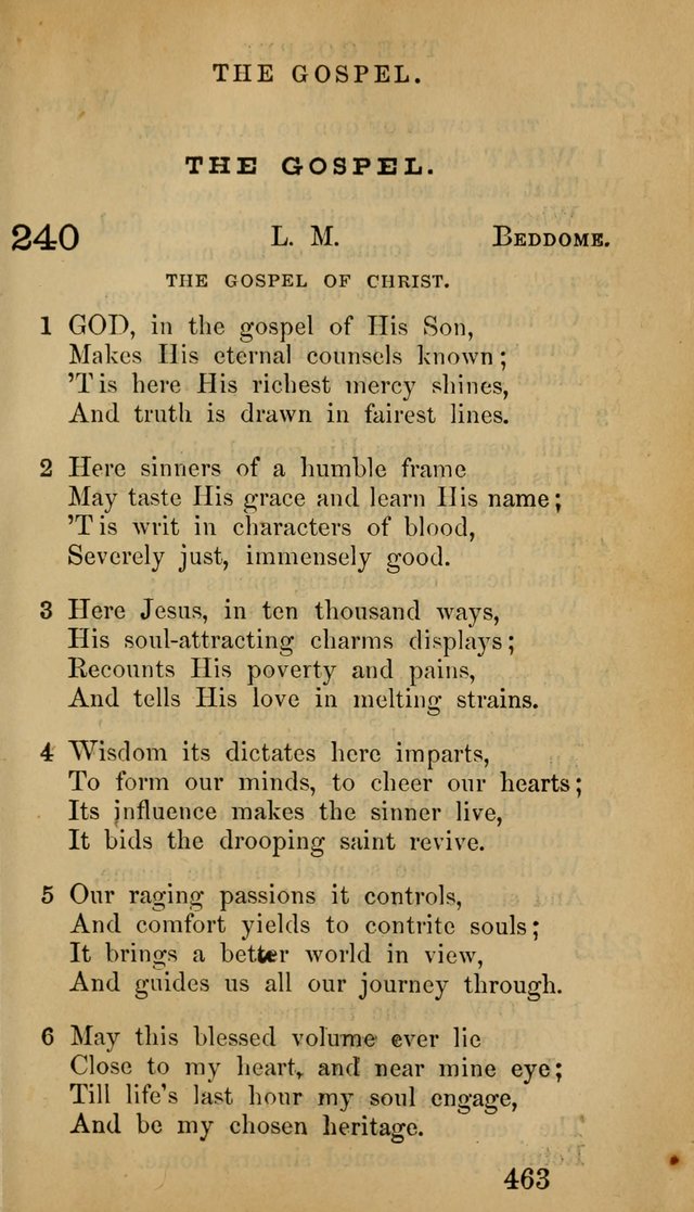 The Psalms and Hymns, with the Doctrinal Standards and Liturgy of the Reformed Protestant Dutch Church in North America page 471