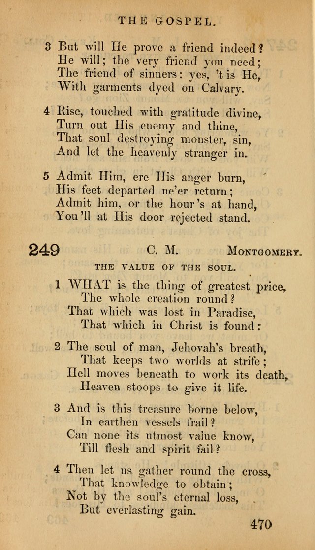 The Psalms and Hymns, with the Doctrinal Standards and Liturgy of the Reformed Protestant Dutch Church in North America page 478