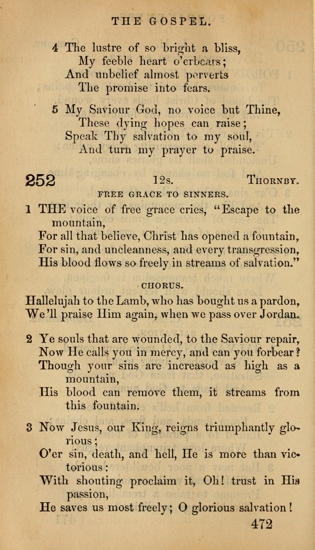 The Psalms and Hymns, with the Doctrinal Standards and Liturgy of the Reformed Protestant Dutch Church in North America page 480