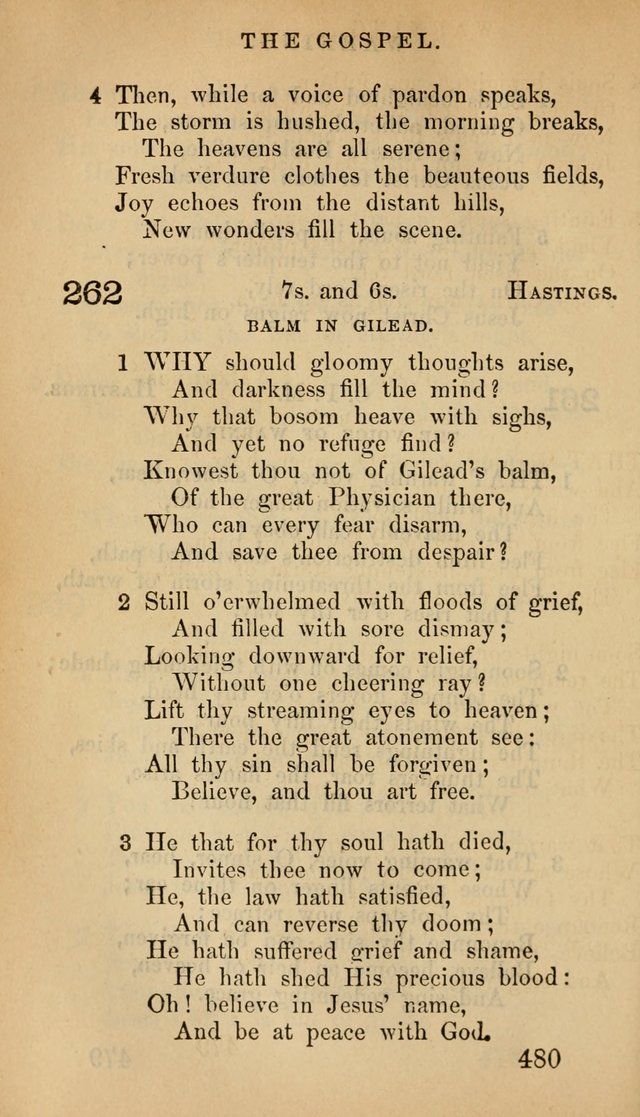 The Psalms and Hymns, with the Doctrinal Standards and Liturgy of the Reformed Protestant Dutch Church in North America page 488