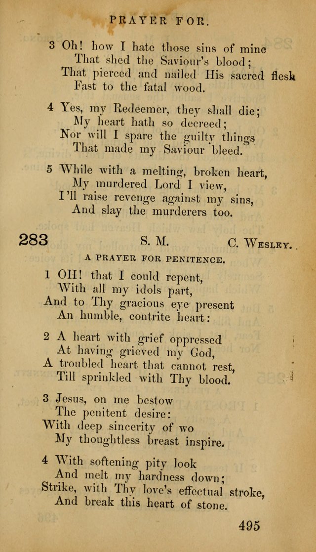 The Psalms and Hymns, with the Doctrinal Standards and Liturgy of the Reformed Protestant Dutch Church in North America page 503