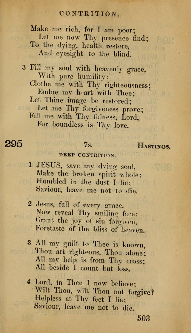 The Psalms and Hymns, with the Doctrinal Standards and Liturgy of the Reformed Protestant Dutch Church in North America page 511