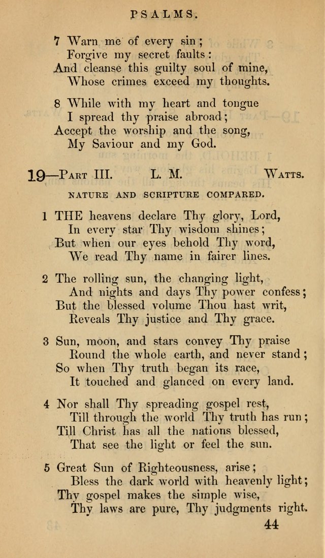 The Psalms and Hymns, with the Doctrinal Standards and Liturgy of the Reformed Protestant Dutch Church in North America page 52