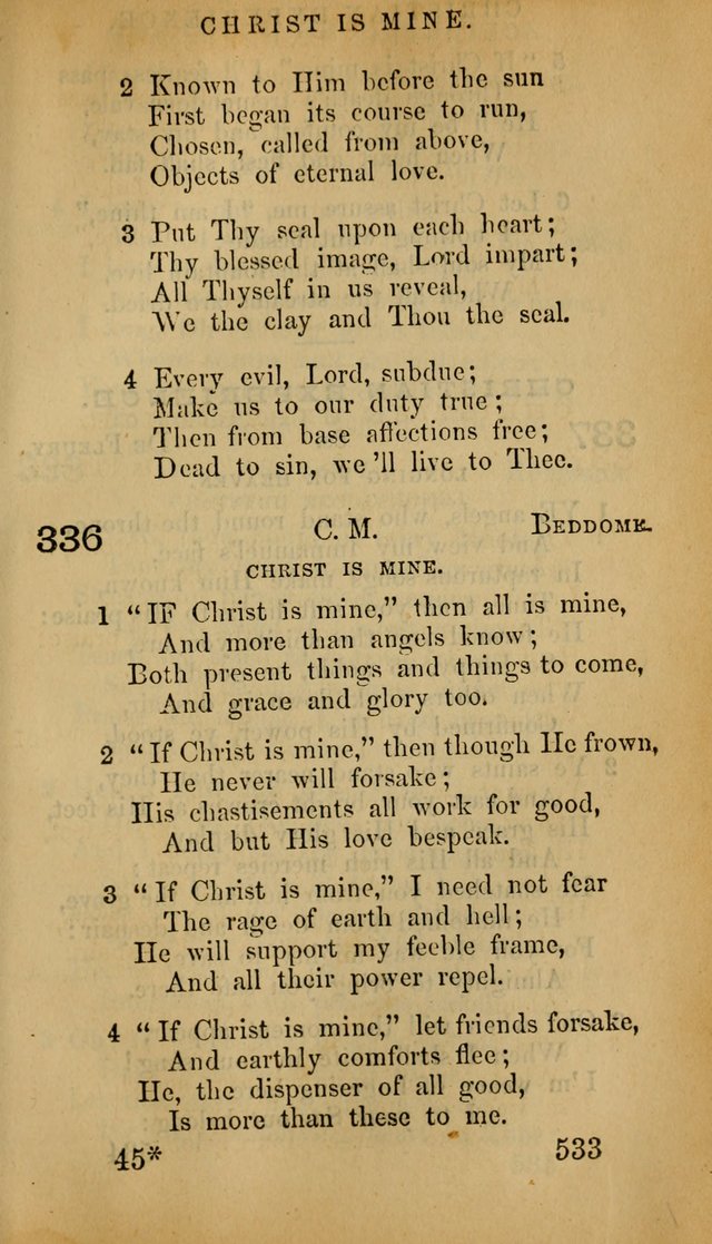 The Psalms and Hymns, with the Doctrinal Standards and Liturgy of the Reformed Protestant Dutch Church in North America page 541