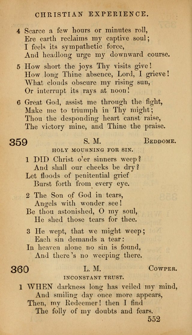 The Psalms and Hymns, with the Doctrinal Standards and Liturgy of the Reformed Protestant Dutch Church in North America page 560