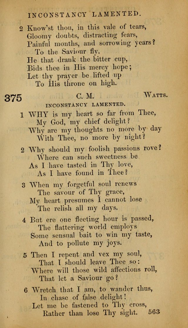 The Psalms and Hymns, with the Doctrinal Standards and Liturgy of the Reformed Protestant Dutch Church in North America page 571