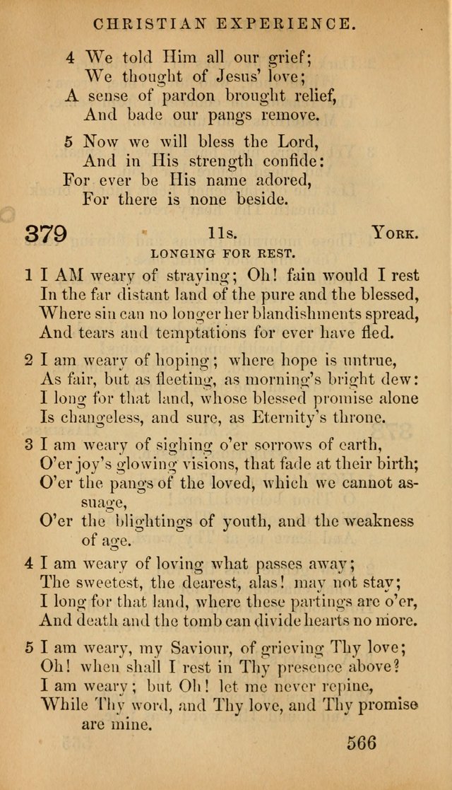 The Psalms and Hymns, with the Doctrinal Standards and Liturgy of the Reformed Protestant Dutch Church in North America page 574