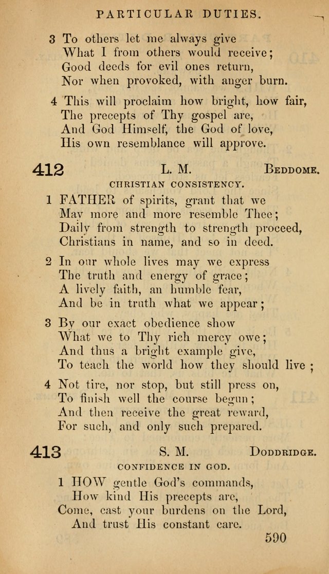 The Psalms and Hymns, with the Doctrinal Standards and Liturgy of the Reformed Protestant Dutch Church in North America page 598