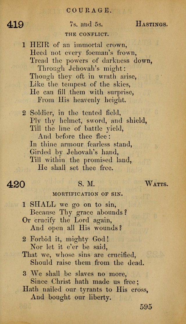 The Psalms and Hymns, with the Doctrinal Standards and Liturgy of the Reformed Protestant Dutch Church in North America page 603