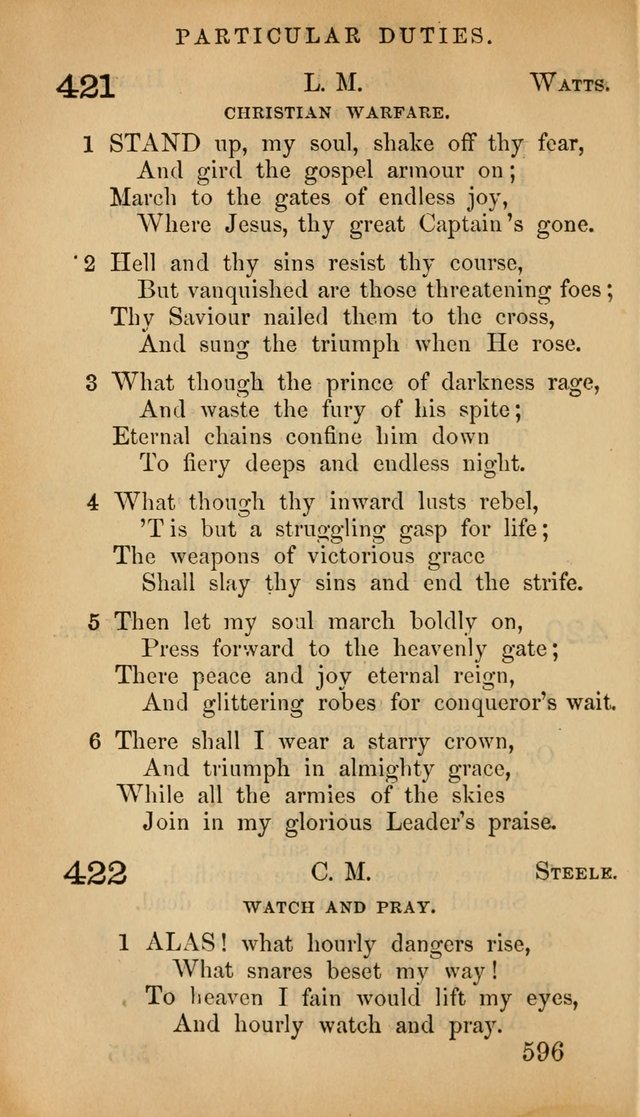 The Psalms and Hymns, with the Doctrinal Standards and Liturgy of the Reformed Protestant Dutch Church in North America page 604