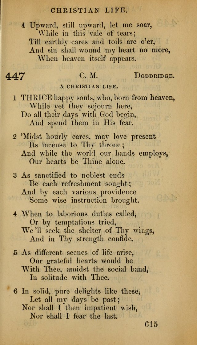 The Psalms and Hymns, with the Doctrinal Standards and Liturgy of the Reformed Protestant Dutch Church in North America page 623