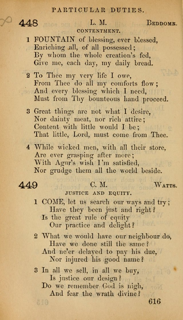 The Psalms and Hymns, with the Doctrinal Standards and Liturgy of the Reformed Protestant Dutch Church in North America page 624