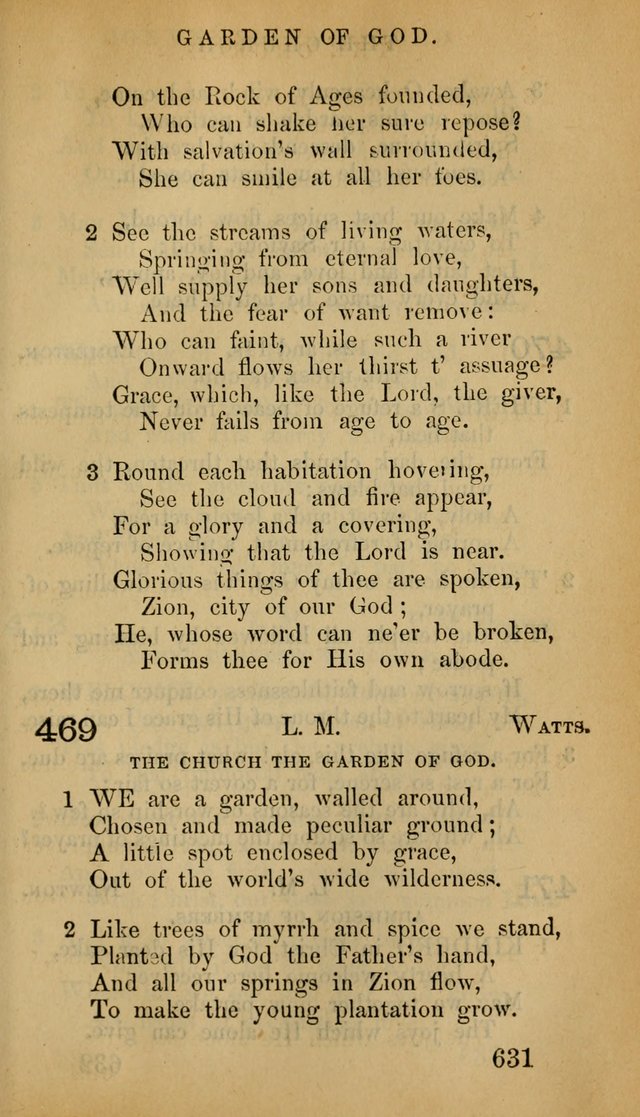 The Psalms and Hymns, with the Doctrinal Standards and Liturgy of the Reformed Protestant Dutch Church in North America page 639