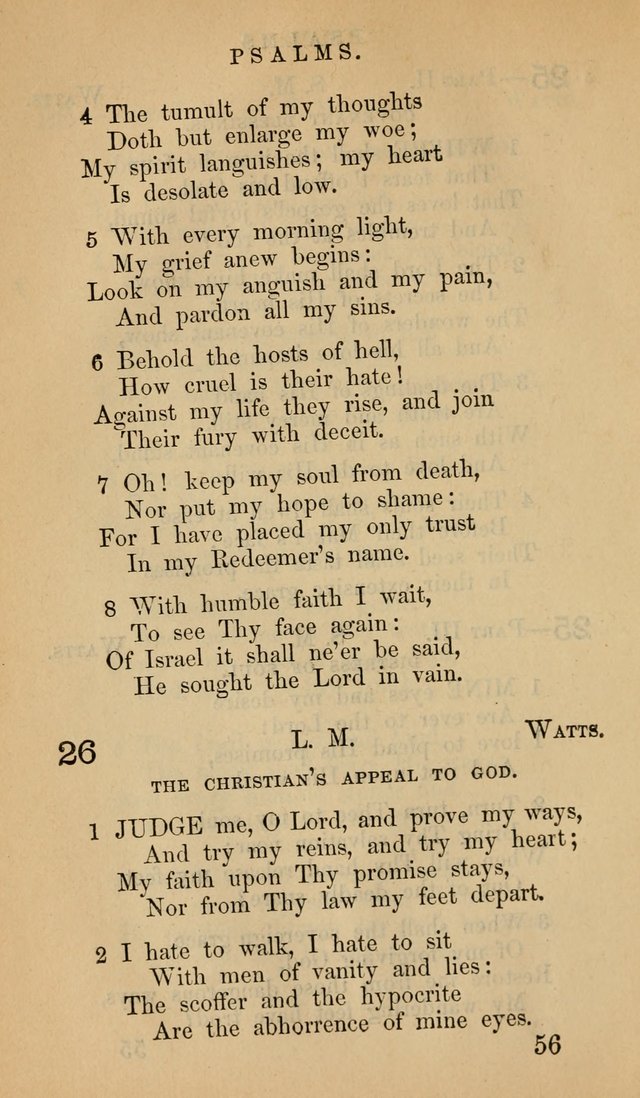 The Psalms and Hymns, with the Doctrinal Standards and Liturgy of the Reformed Protestant Dutch Church in North America page 64