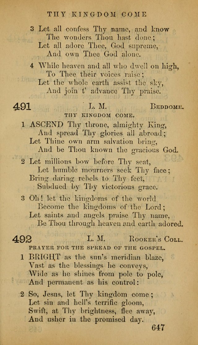 The Psalms and Hymns, with the Doctrinal Standards and Liturgy of the Reformed Protestant Dutch Church in North America page 655