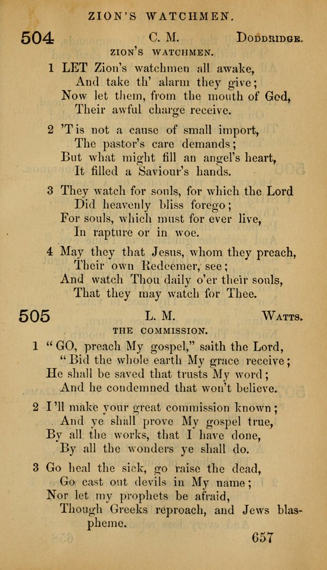 The Psalms and Hymns, with the Doctrinal Standards and Liturgy of the Reformed Protestant Dutch Church in North America page 665