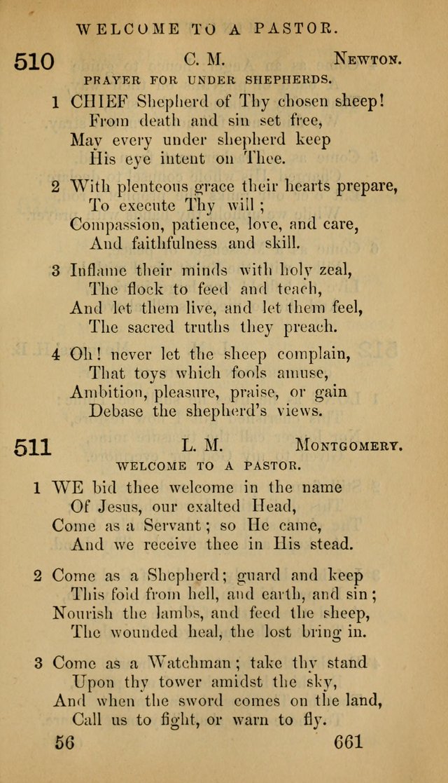 The Psalms and Hymns, with the Doctrinal Standards and Liturgy of the Reformed Protestant Dutch Church in North America page 669