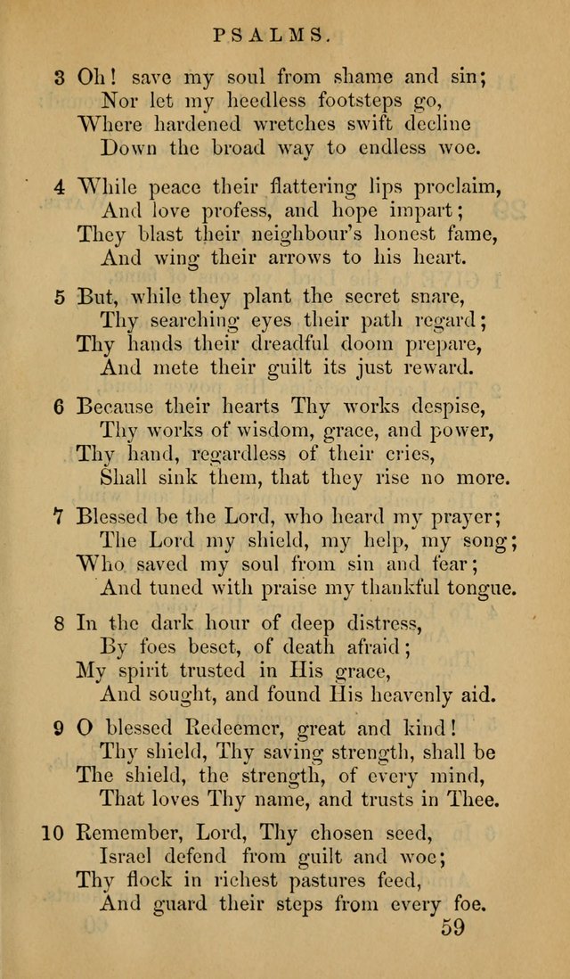 The Psalms and Hymns, with the Doctrinal Standards and Liturgy of the Reformed Protestant Dutch Church in North America page 67