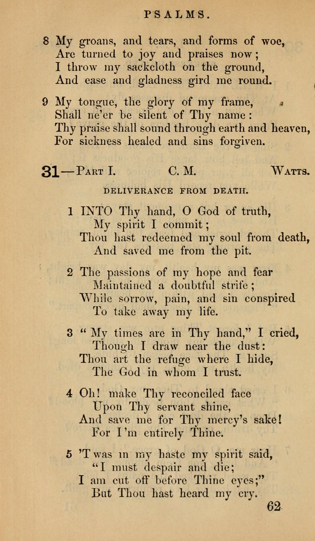 The Psalms and Hymns, with the Doctrinal Standards and Liturgy of the Reformed Protestant Dutch Church in North America page 70