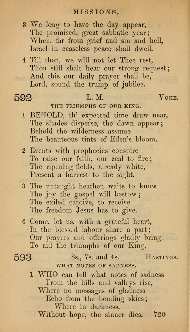 The Psalms and Hymns, with the Doctrinal Standards and Liturgy of the Reformed Protestant Dutch Church in North America page 728