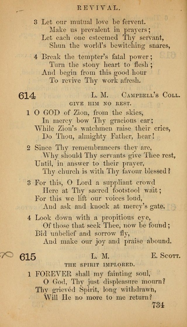 The Psalms and Hymns, with the Doctrinal Standards and Liturgy of the Reformed Protestant Dutch Church in North America page 742