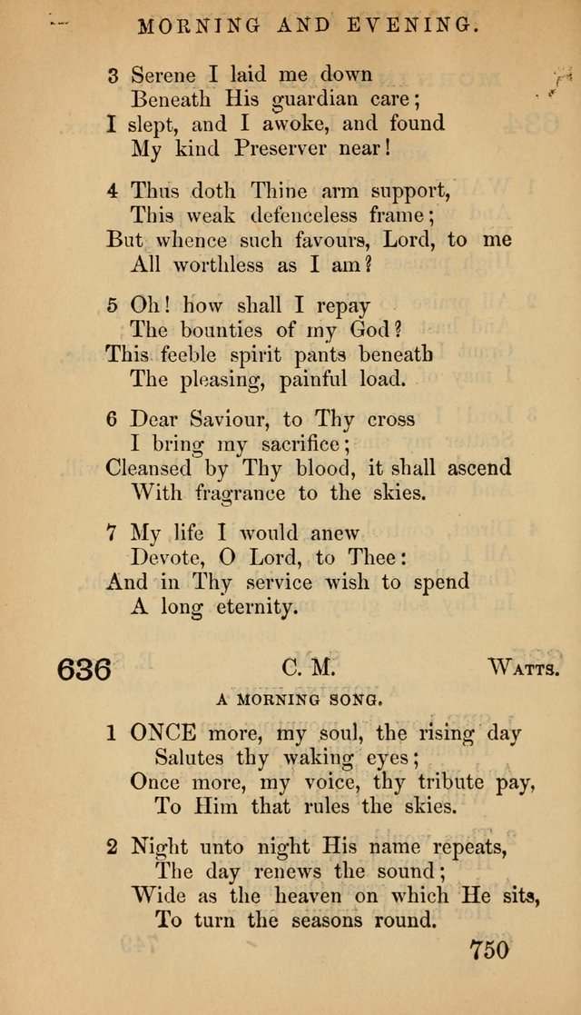 The Psalms and Hymns, with the Doctrinal Standards and Liturgy of the Reformed Protestant Dutch Church in North America page 758