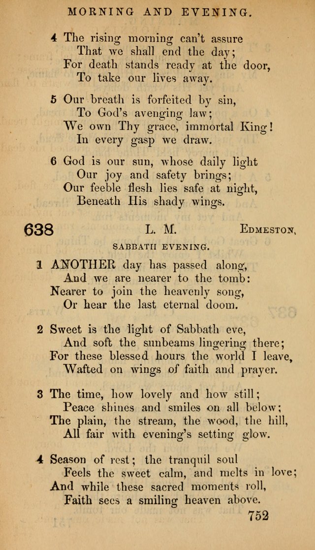 The Psalms and Hymns, with the Doctrinal Standards and Liturgy of the Reformed Protestant Dutch Church in North America page 760