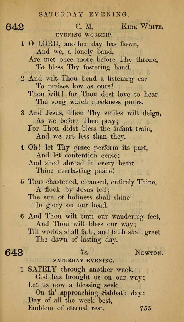 The Psalms and Hymns, with the Doctrinal Standards and Liturgy of the Reformed Protestant Dutch Church in North America page 763