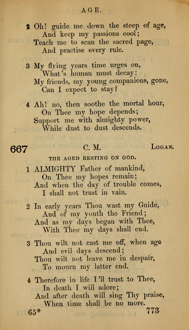 The Psalms and Hymns, with the Doctrinal Standards and Liturgy of the Reformed Protestant Dutch Church in North America page 781