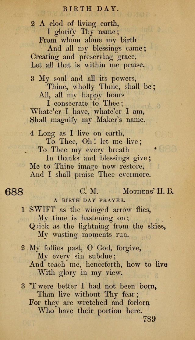 The Psalms and Hymns, with the Doctrinal Standards and Liturgy of the Reformed Protestant Dutch Church in North America page 797