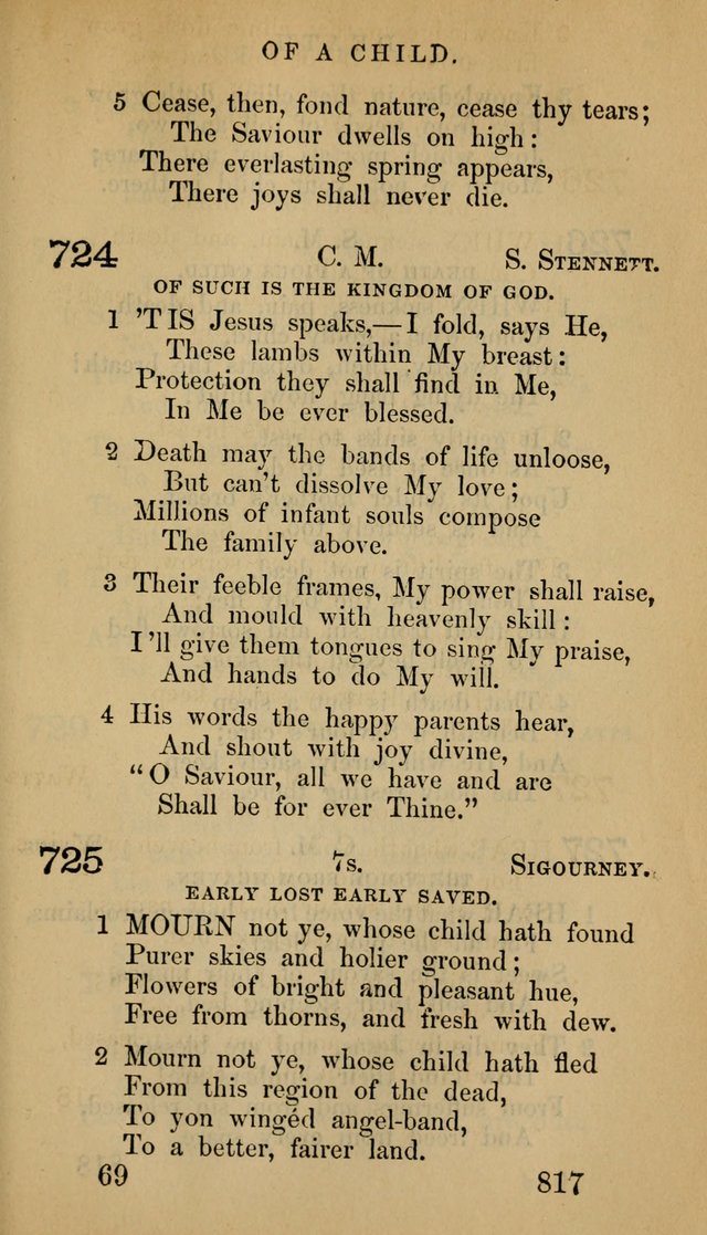 The Psalms and Hymns, with the Doctrinal Standards and Liturgy of the Reformed Protestant Dutch Church in North America page 825