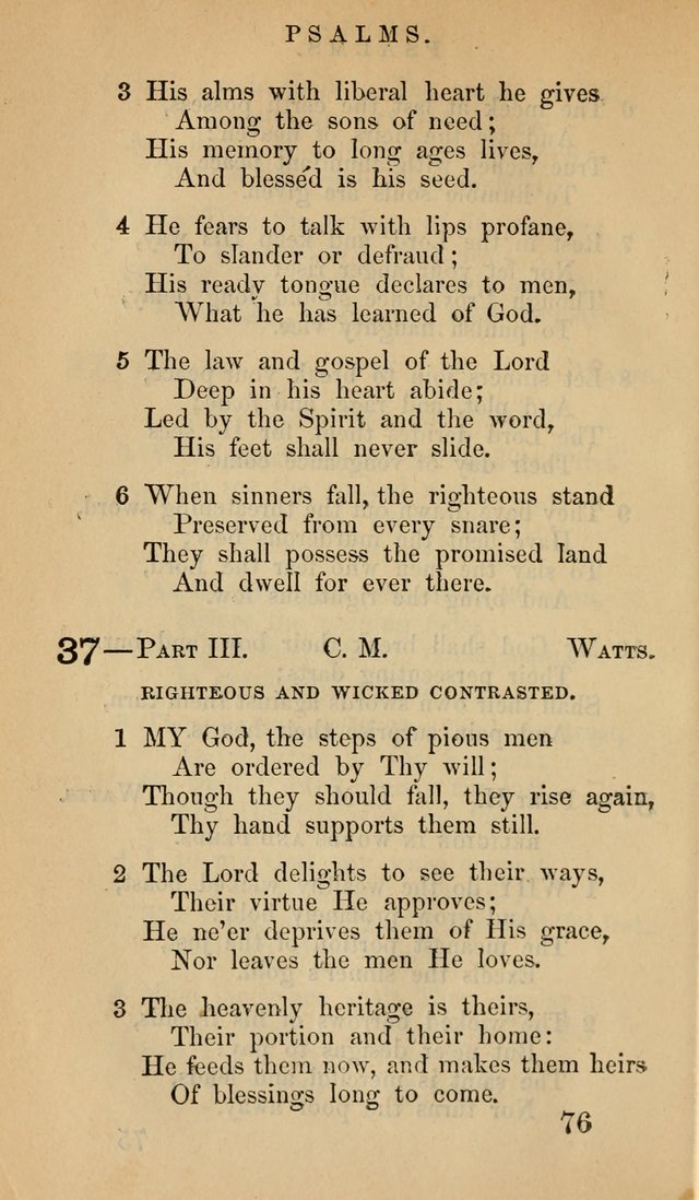 The Psalms and Hymns, with the Doctrinal Standards and Liturgy of the Reformed Protestant Dutch Church in North America page 84