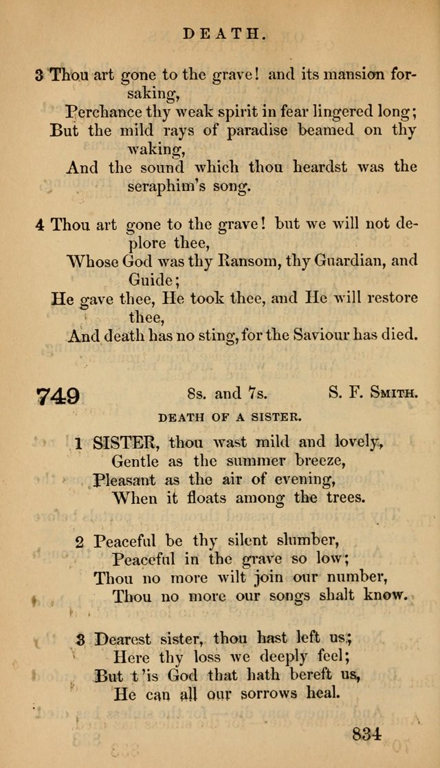 The Psalms and Hymns, with the Doctrinal Standards and Liturgy of the Reformed Protestant Dutch Church in North America page 842