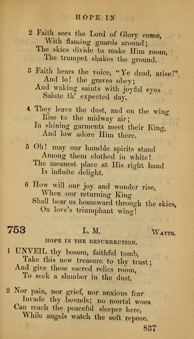 The Psalms and Hymns, with the Doctrinal Standards and Liturgy of the Reformed Protestant Dutch Church in North America page 845