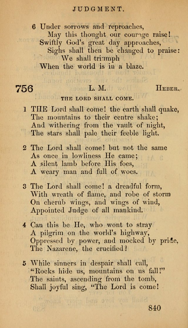 The Psalms and Hymns, with the Doctrinal Standards and Liturgy of the Reformed Protestant Dutch Church in North America page 848