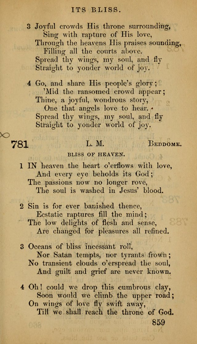 The Psalms and Hymns, with the Doctrinal Standards and Liturgy of the Reformed Protestant Dutch Church in North America page 867