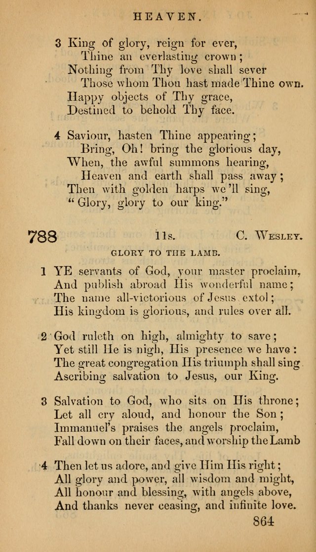 The Psalms and Hymns, with the Doctrinal Standards and Liturgy of the Reformed Protestant Dutch Church in North America page 872