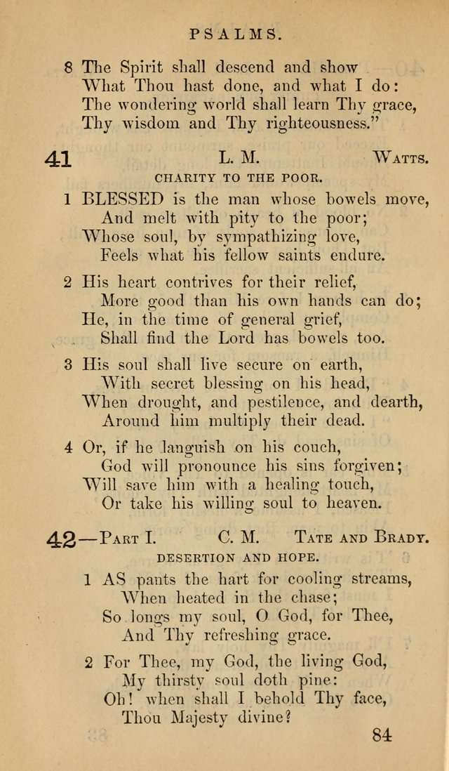 The Psalms and Hymns, with the Doctrinal Standards and Liturgy of the Reformed Protestant Dutch Church in North America page 92