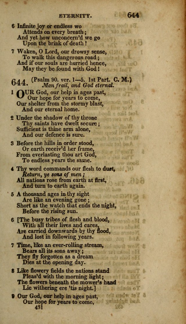 The Psalms and Hymns of Dr. Watts page 425