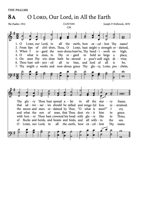 Psalms and Hymns to the Living God page 8