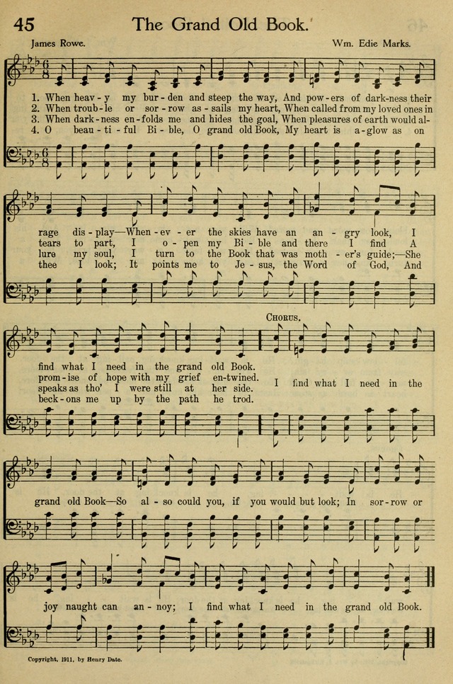 Pentecostal Hymns Nos. 5 and 6 Combined: a winnowed collection for young people