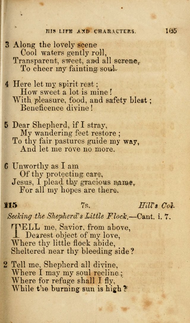 Pocket Hymns: original and selected. designed for the use of the regular Baptist church, and all who love our Lord Jesus Christ page 105