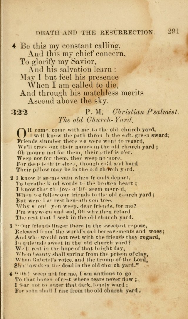 Pocket Hymns: original and selected. designed for the use of the regular Baptist church, and all who love our Lord Jesus Christ page 293