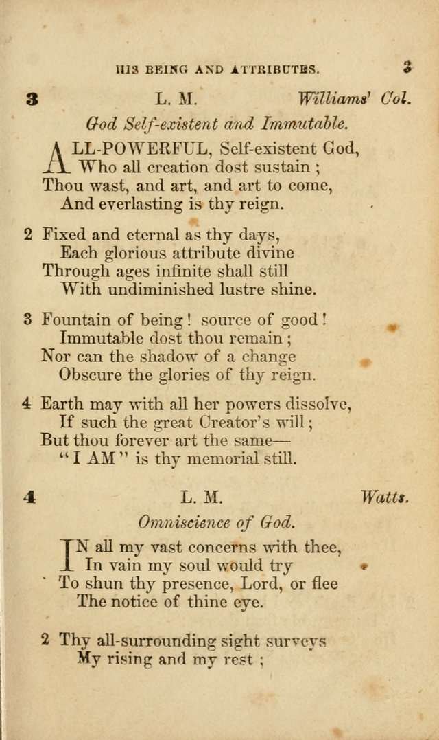 Pocket Hymns: original and selected. designed for the use of the regular Baptist church, and all who love our Lord Jesus Christ page 3