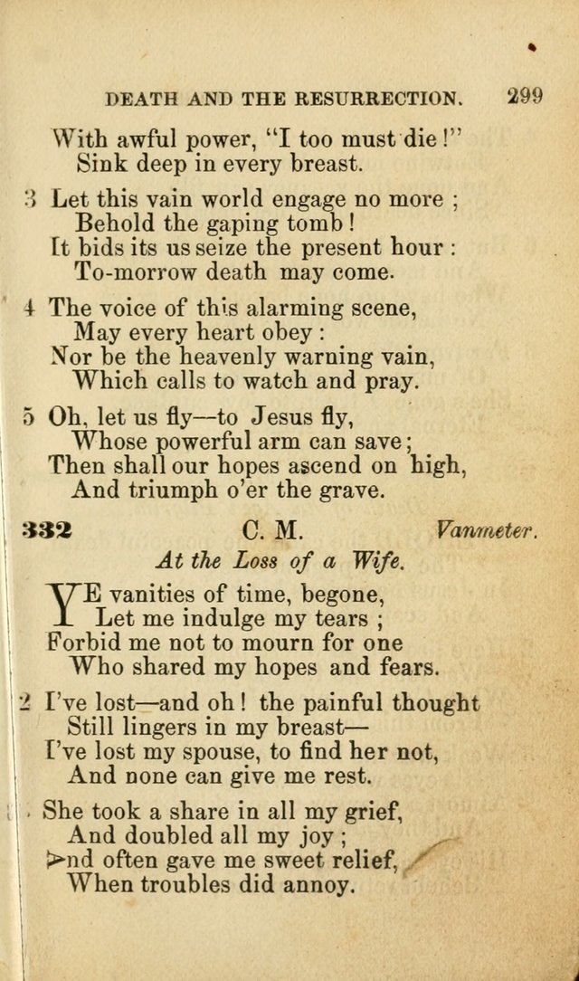 Pocket Hymns: original and selected. designed for the use of the regular Baptist church, and all who love our Lord Jesus Christ page 301