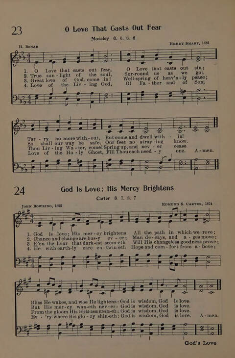 The Presbyterian Hymnal page 22