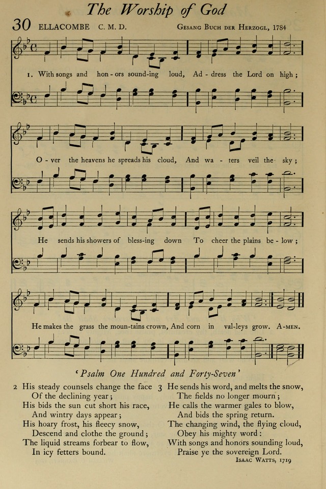 The Pilgrim Hymnal: with responsive readings and other aids to worship page 24